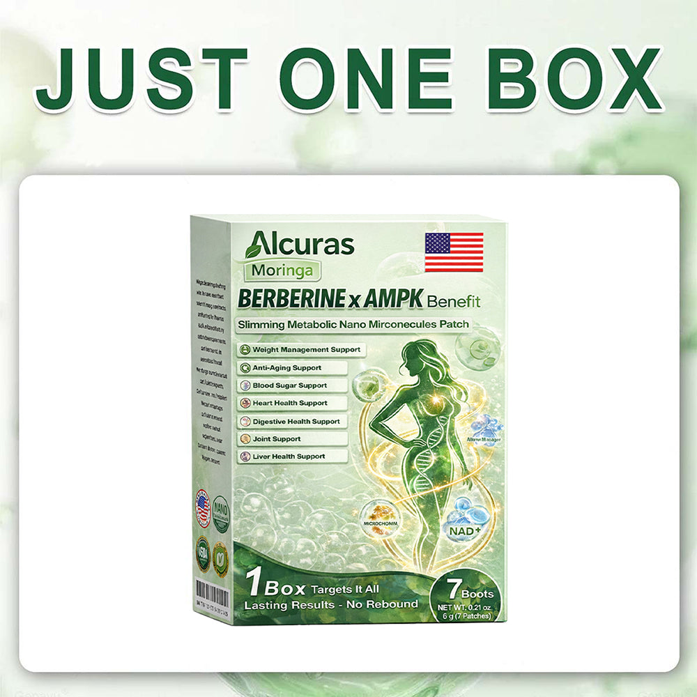๐ฅAlcurasโข Moringa ร Berberine ร AMPK 8-Benefit Slimming & Metabolic Nano Microneedle Patch ๐บ๐ธ Just once a day ยท Visible changes in 7 days โ
For obesity, loose skin, diabetes, sleep apnea, joint issues, and more