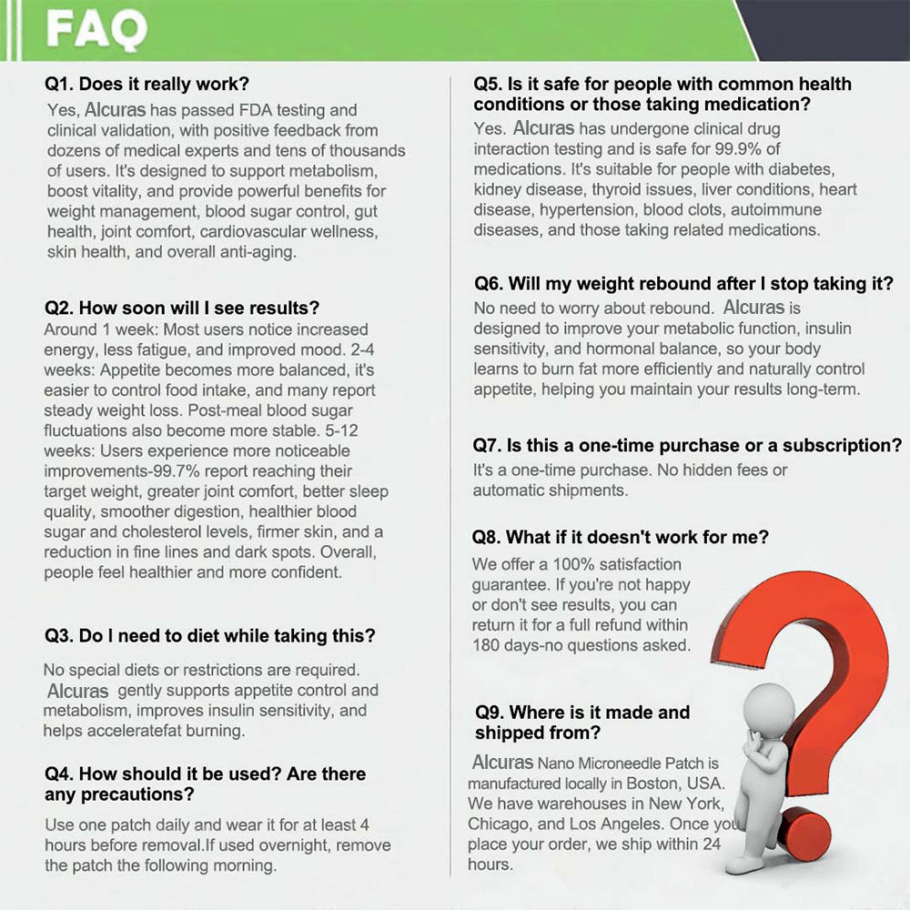 🔥Alcuras™ Moringa × Berberine × AMPK 8-Benefit Slimming & Metabolic Nano Microneedle Patch 🇺🇸  Just once a day · Visible changes in 7 days  ✅ For obesity, loose skin, diabetes, sleep apnea, joint issues, and more