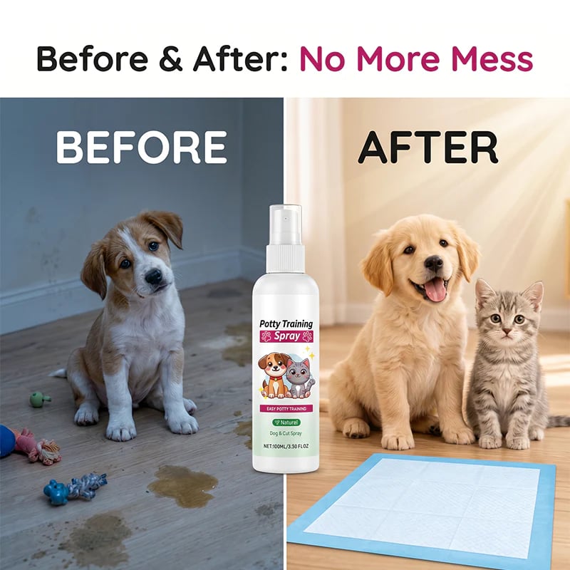 🔥49% OFF Last Day - ⭐Pet Potty Training Spray for Dogs & Cats